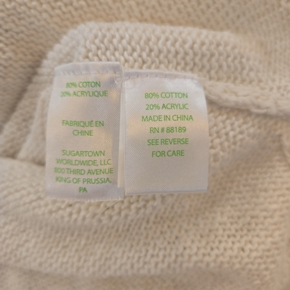 Lilly Pulitzer Danette Weekend Sweater Womens Size XS White - Picture 12 of 13